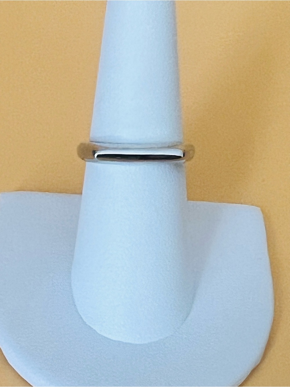 Asymmetrical Silver thumb ring adjustable size stamped .925
